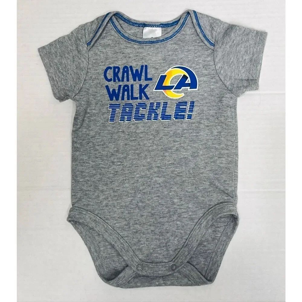 Team Apparel Los Angeles Rams Bodysuit Boys Size 0/3 Months